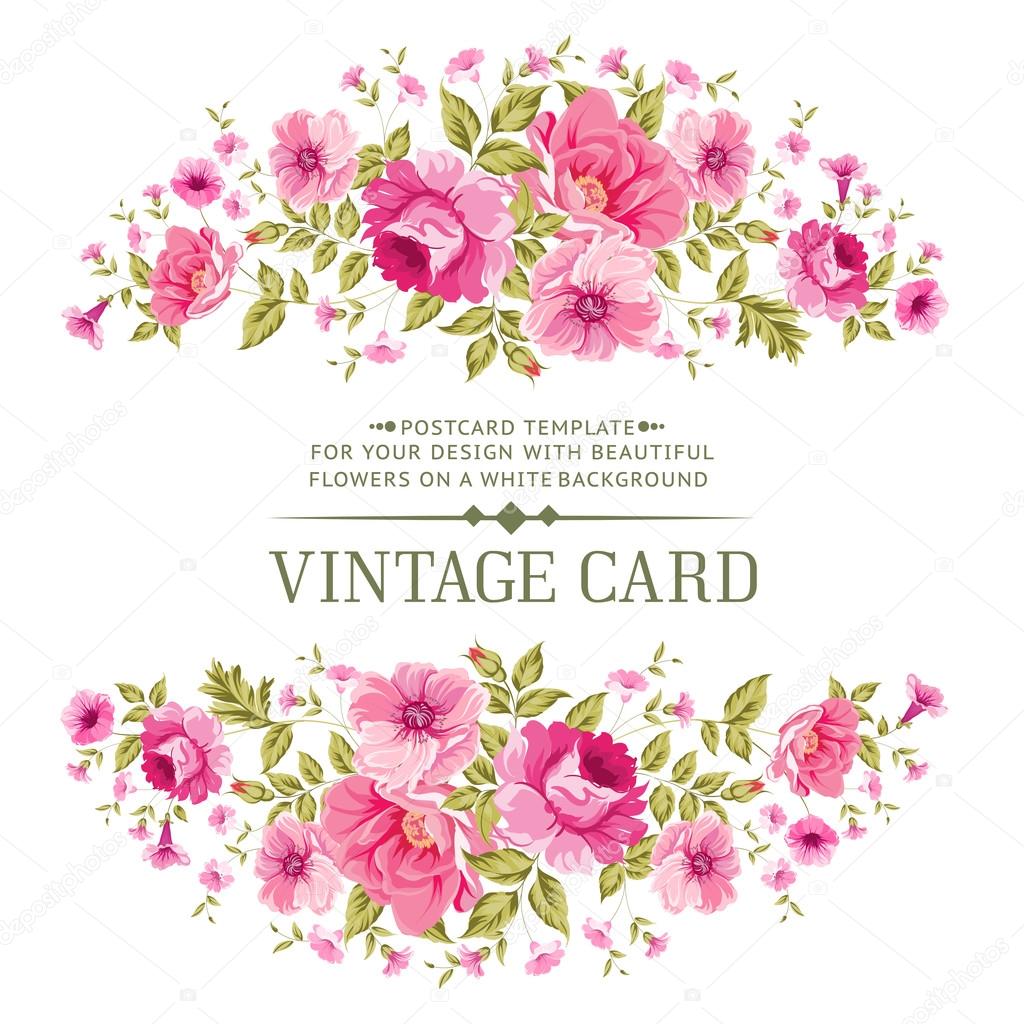 Luxurious color rose card. Stock Vector Image by ©Kotkoa 46724567