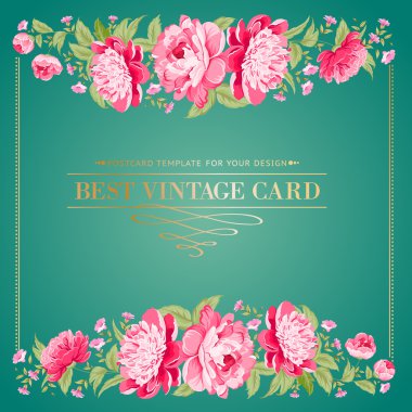 lüks vintage çerçeve.