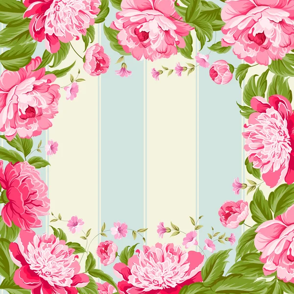 Luxueux wallapaper fleur . — Image vectorielle