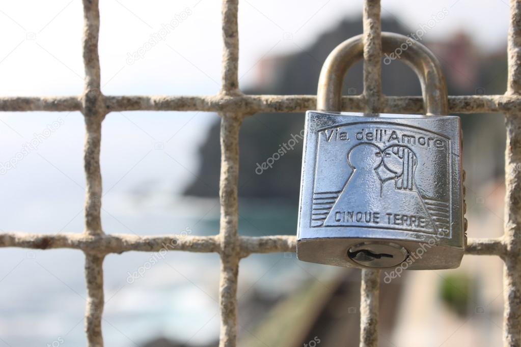 Lock Love in Mediterranean Sea