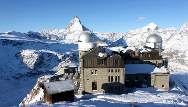 Observatoriet på matterhorn — Stockfoto