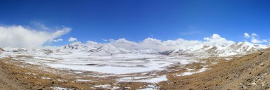panorama of Milla mountain pass clipart
