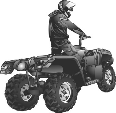 ATV off-road binici