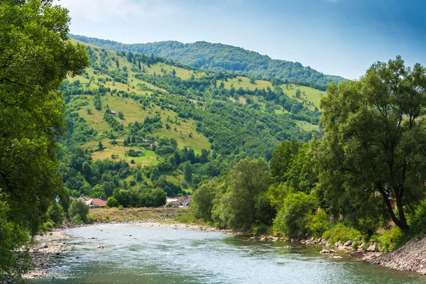 Górska rzeka — Zdjęcie stockowe