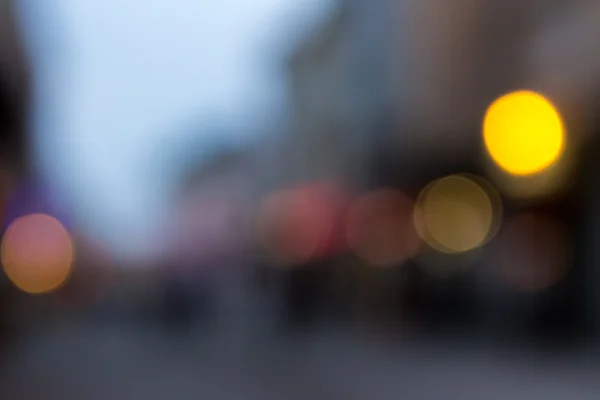 Stadsbilden eve bokeh — Stockfoto