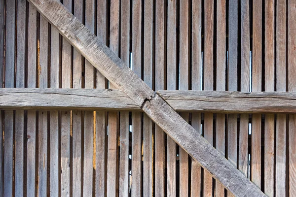 Old enclosure from planks — Stock Photo, Image