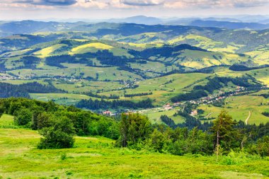 yüksek dağ panorama görünüm