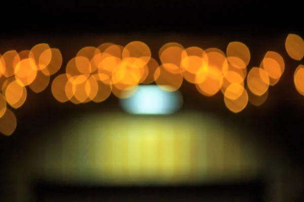 희미 한 빛의 추상적 인 배경 과보케 효과 — 스톡 사진