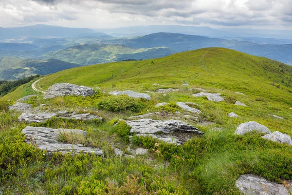 Light on stone mountain slope — Stock Photo, Image