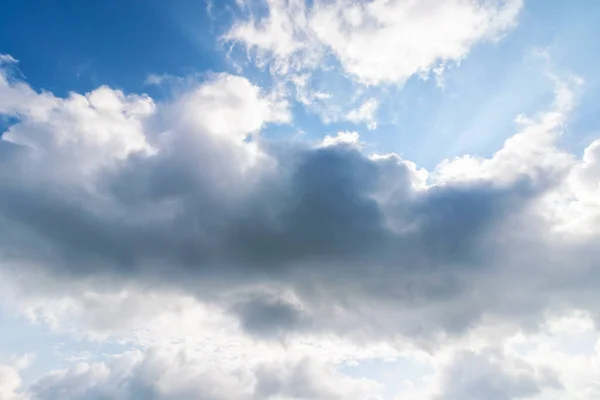 Sfondo Cielo Con Nuvole Sul Cielo Scenario Della Natura Prima — Foto Stock