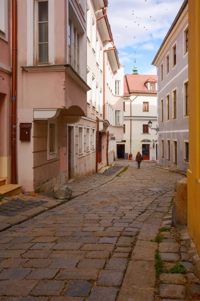 Bratislava Slovakia Oct 2019 Cobblestone Streets Slovakian Capital Cozzy Paces — Stok fotoğraf