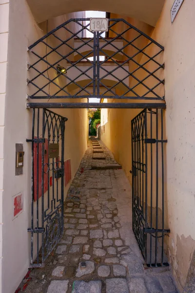 Bratislava Slovakia Oct 2019 Narrow Streets Old City Center Autumn — Stok fotoğraf