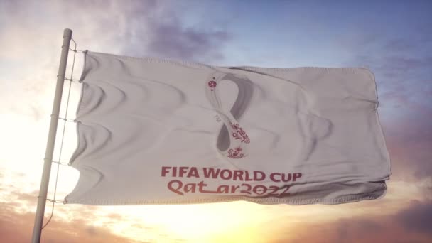Doha Qatar Dicembre 2021 Coppa Del Mondo Fifa Qatar 2022 — Video Stock