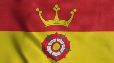 İngiltere 'nin güneydoğusundaki Hampshire' ın bayrağı.