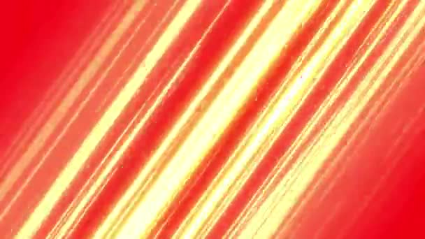 Líneas Rojas Velocidad Diagonal Anime Anime Movimiento Fondo — Vídeos de Stock