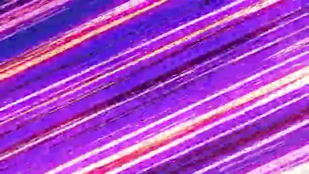 Linee Velocità Anime Velocità Veloce Neon Lampeggiante Linee Luminose Striature — Video Stock