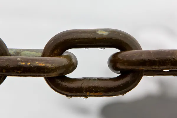 Iron Chain Links — Stock Photo, Image