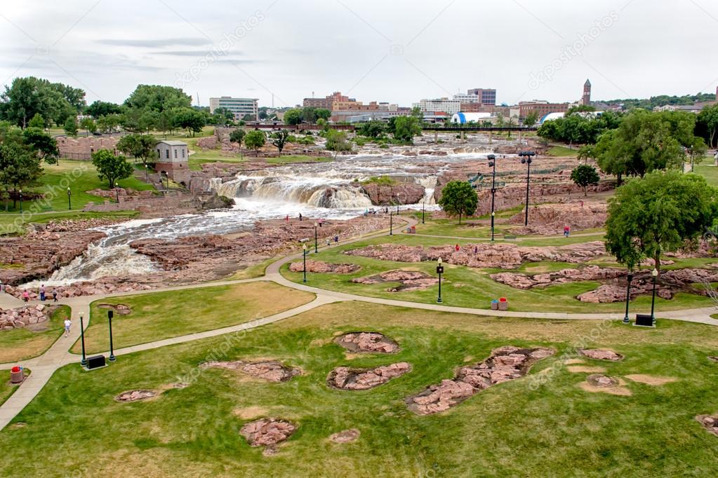 The Falls of the Big Sioux River