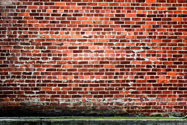 High Contrast Red Brick Backdrop or Background — Stock Photo, Image