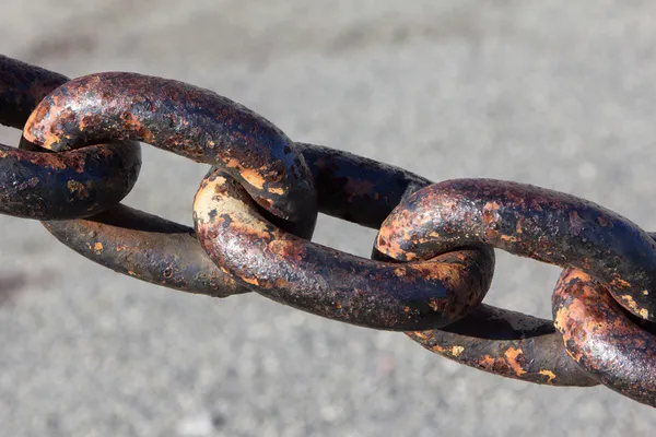 Worn Chain Links — Stock Photo, Image