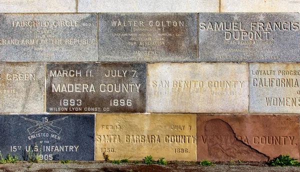 Counties of Central California Coast — Stock Photo, Image