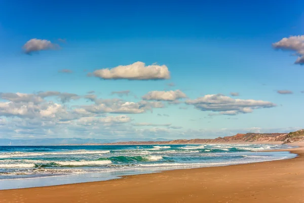 Cielo Dramático y Surf en Monterey Bay. California — Foto de Stock