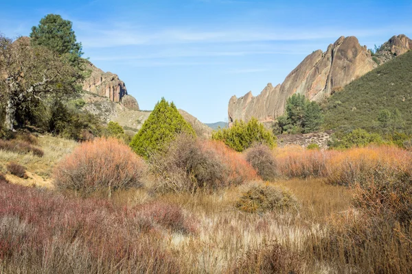 Pinnacles національним пам'ятником в Каліфорнії, США — стокове фото