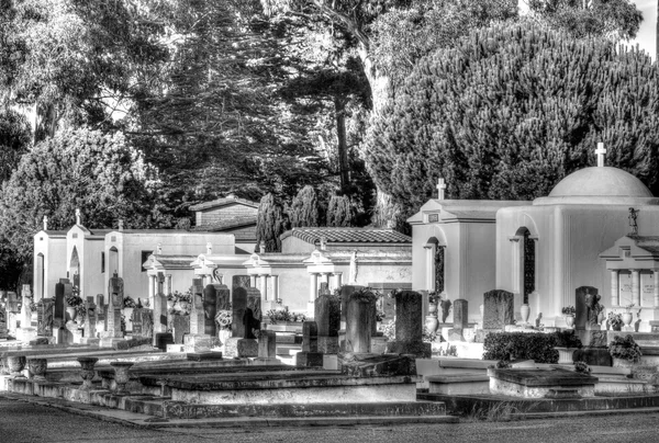 Nagrobków na cmentarzu san carlos. — Zdjęcie stockowe