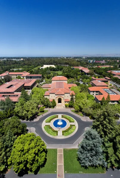 Vista aérea de la Universidad de stanfor — Stok fotoğraf