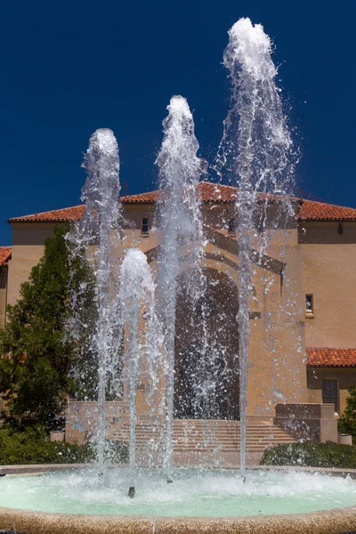 Stanford Hoover Tower Fountain — Stock Photo, Image