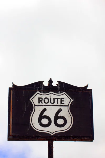 Route 66 verkeersbord — Stockfoto