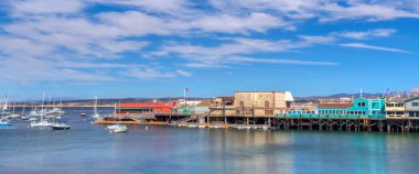 Panormaic View of Monterey Bay, California. clipart