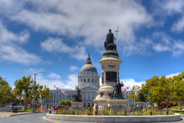 Піонери пам'ятник San Francisco — стокове фото