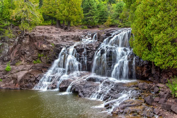 Upper Falls of Gooseberry Falls — Stock Photo, Image