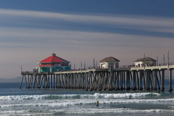 Il molo di Huntington Beach — Foto Stock