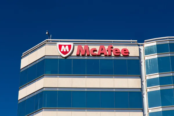 McAfee Corporate hovedkvarter - Stock-foto