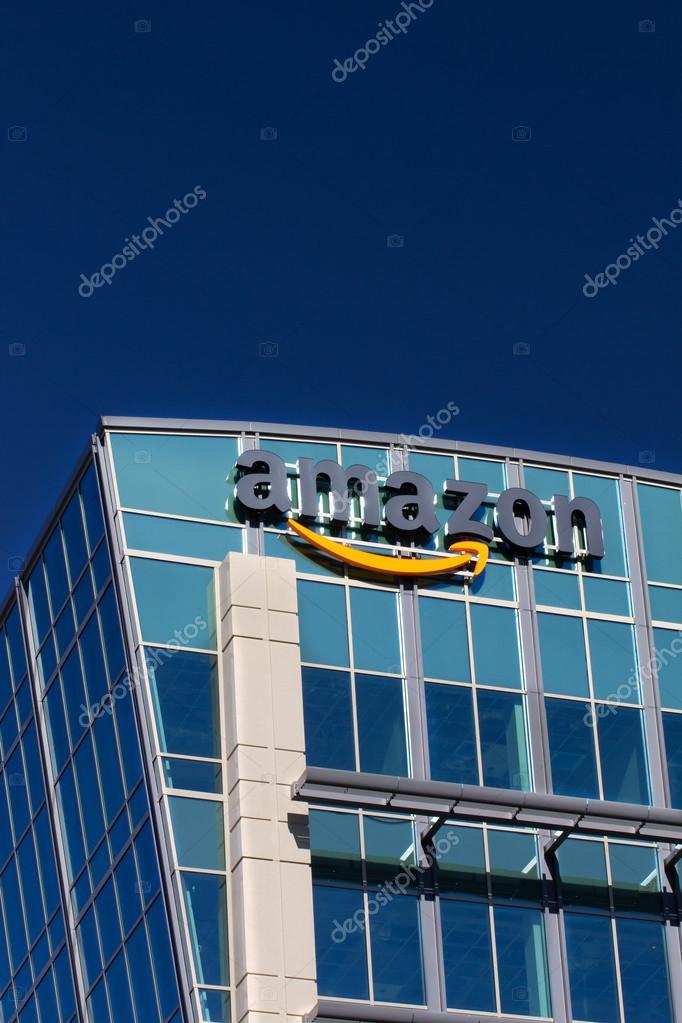 Amazon building a Santa Clara, California — Foto Editoriale Stock