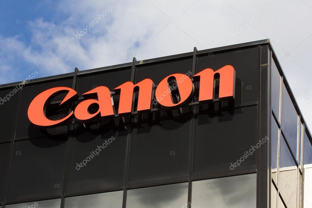 Canon Corporate Headquarters Sign Stock Editorial Photo © wolterke