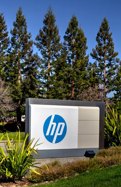 Hewlett-Packard centrali firmy w Dolinie Krzemowej — Zdjęcie stockowe