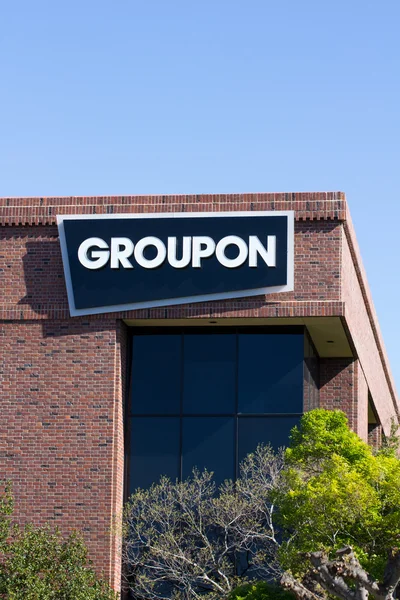 GroupOn kantoren in silicon valley — Stockfoto