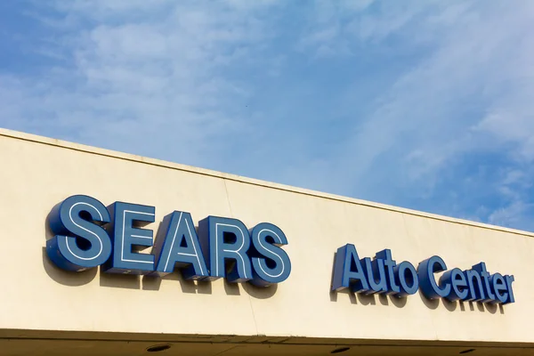 Sears auto centrum znamení — Stock fotografie