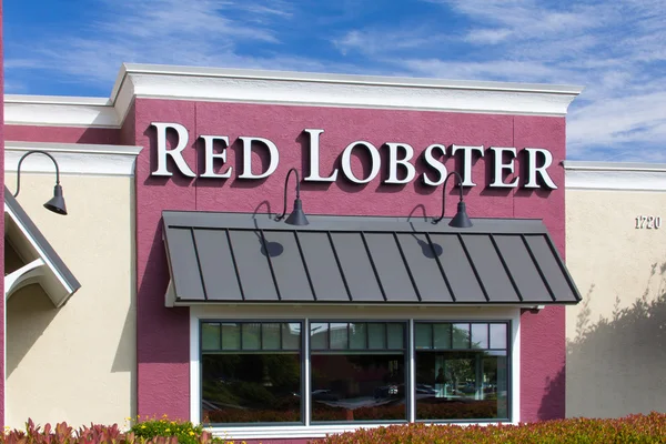 Снаружи ресторан Red Lobster — стоковое фото