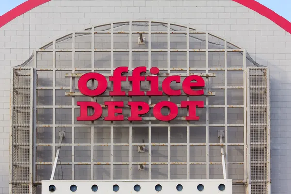 Office depot winkel buitenkant — Stockfoto