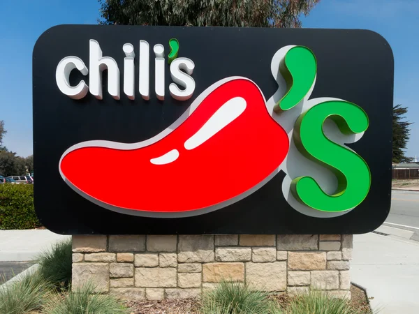 Chili's Restaurant Sign — Stock Photo, Image