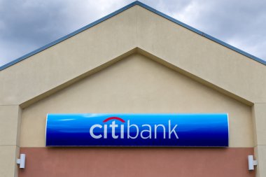 Citibank Bankası dış ve işareti