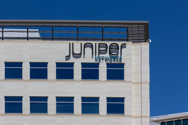 Juniper networks stavební — Stock fotografie