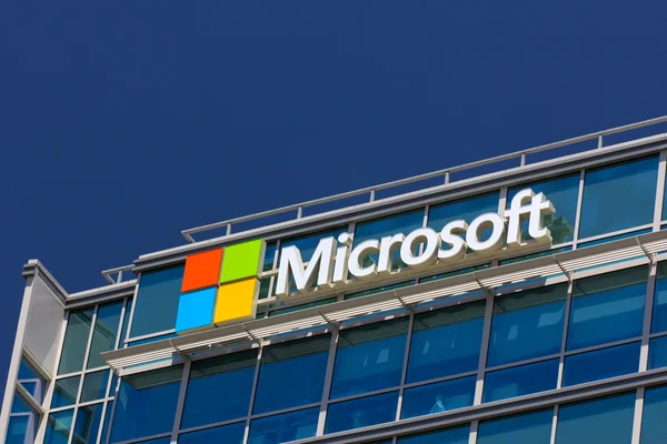 Microsoft byggnad Royaltyfria Stockfoton