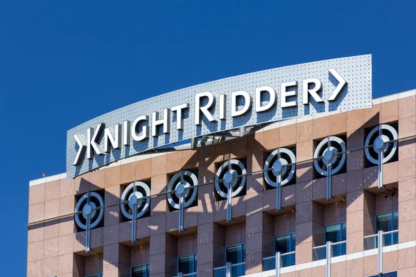 Landmark Knight Ridder edifício no centro de San Jose — Fotografia de Stock