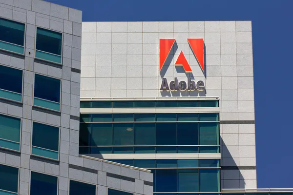 Adobe systems Merkezi Silikon Vadisi'nde — Stok fotoğraf