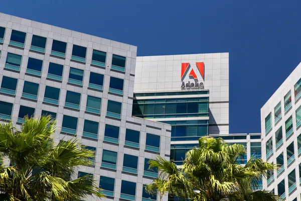 Markas Adobe Systems di Silicon Valley — Stok Foto